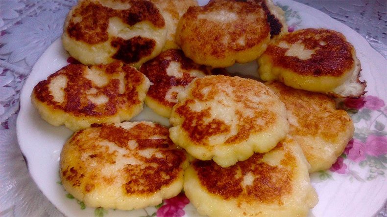 Постная кухня 3 Оладьи из манной крупы