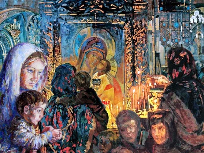 Молитва в храме