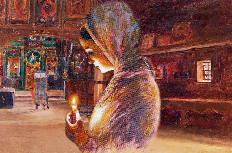 Молитва в храме