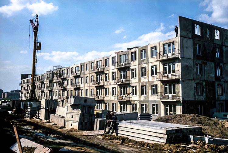 Строительство «хрущевки»