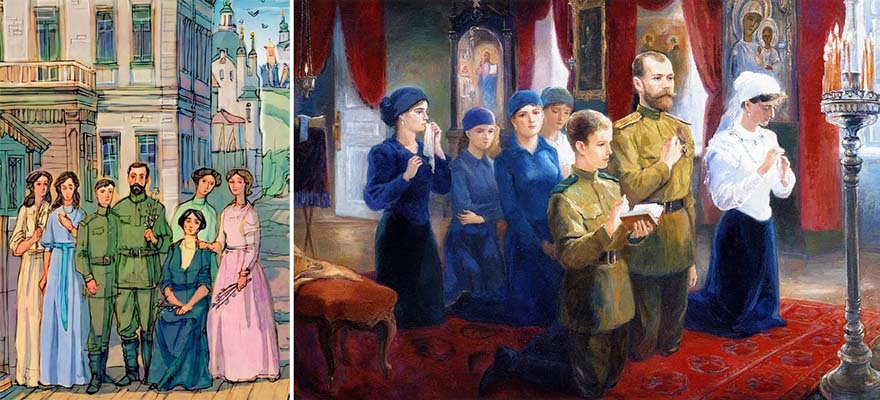 Царская семья в Тобольске