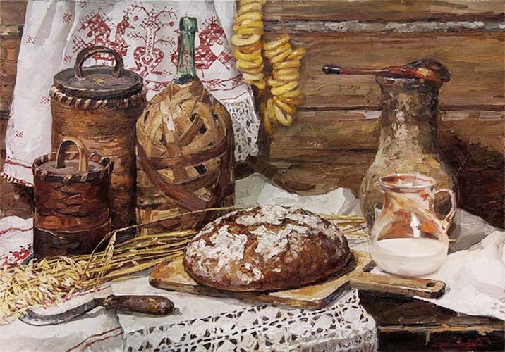 Хлеб на столе