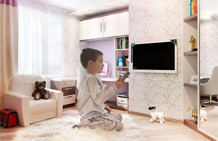 Почему болеют дети? 2 Ребенок в комнате