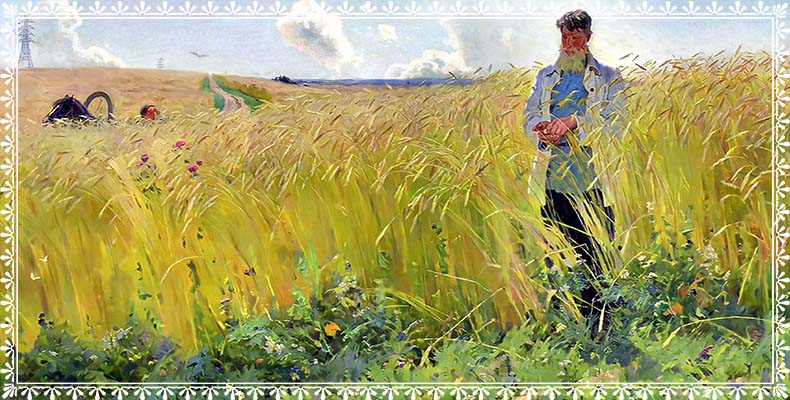 Мужчина в поле