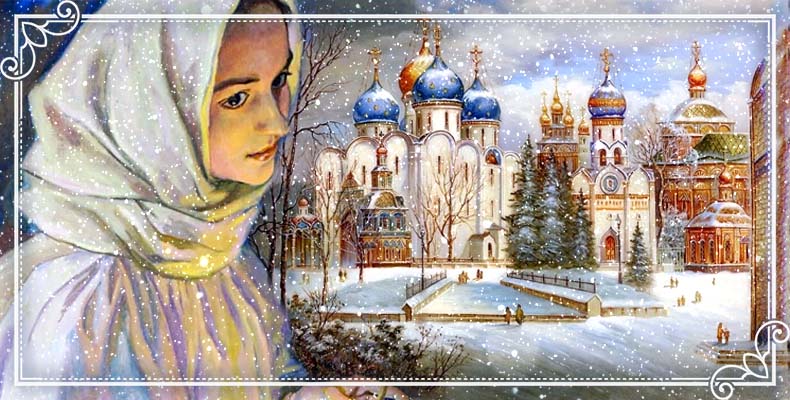 Рождественский пост | Рассказ Софии Р. 2 Женщина на фоне храма