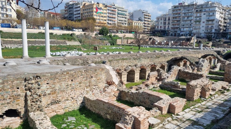 В Солунь и в Суроти. Рассказ 🙏 7 Подземный античный город в Салониках