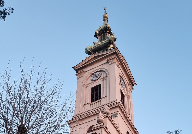 2-й день в Сербии - Сретение Господне 🙏 18 Колокольня собора Архангела Михаила