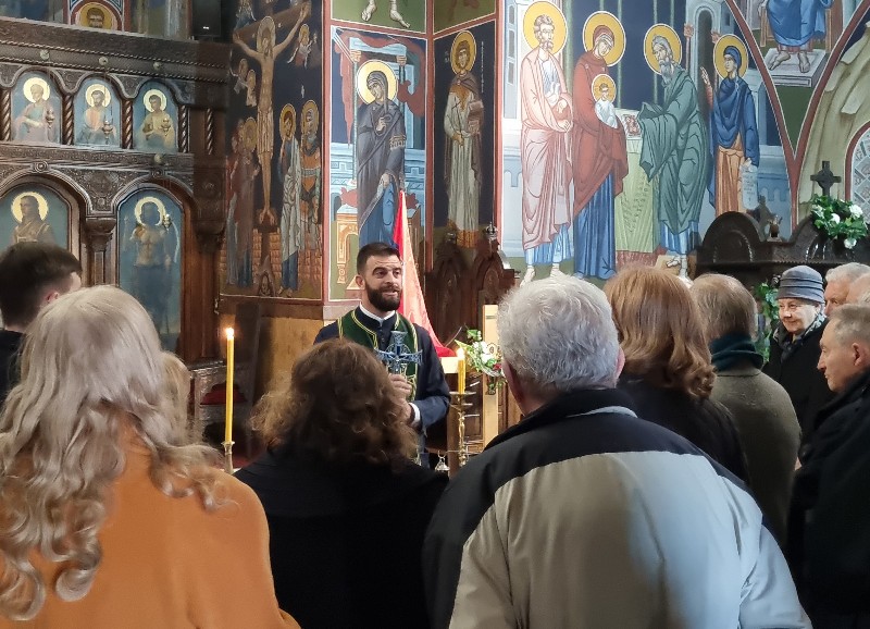 2-й день в Сербии - Сретение Господне 🙏 9 проповедь после Молебна