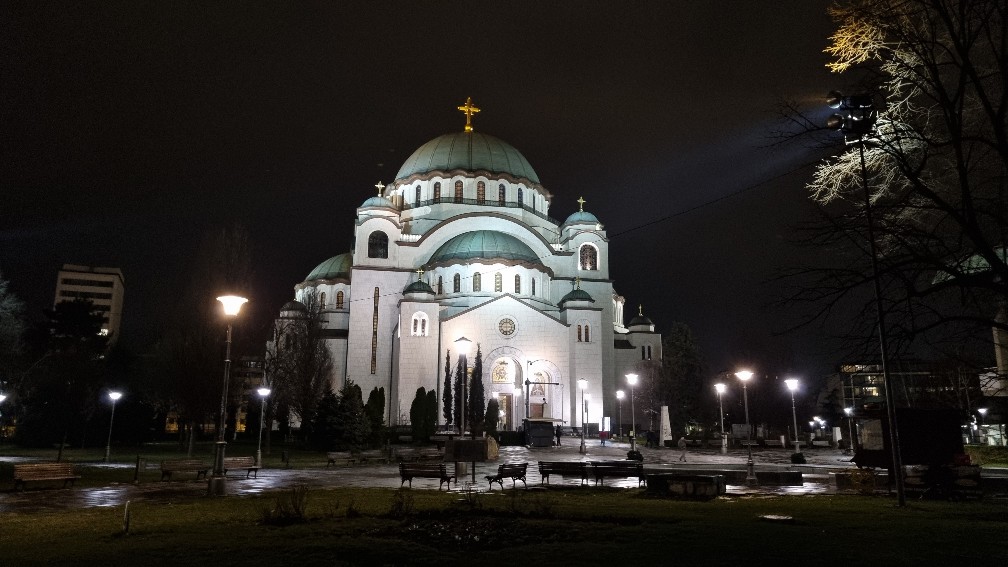 Первый день в Сербии 1 Собор святого Саввы