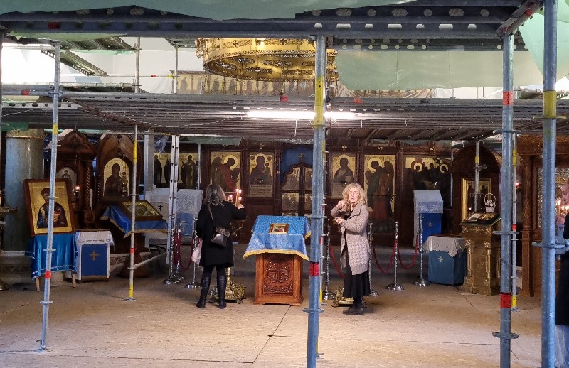 2-й день в Сербии - Сретение Господне 🙏 12 Троицкий храм Подворье Русской Православной Церкви- внутри