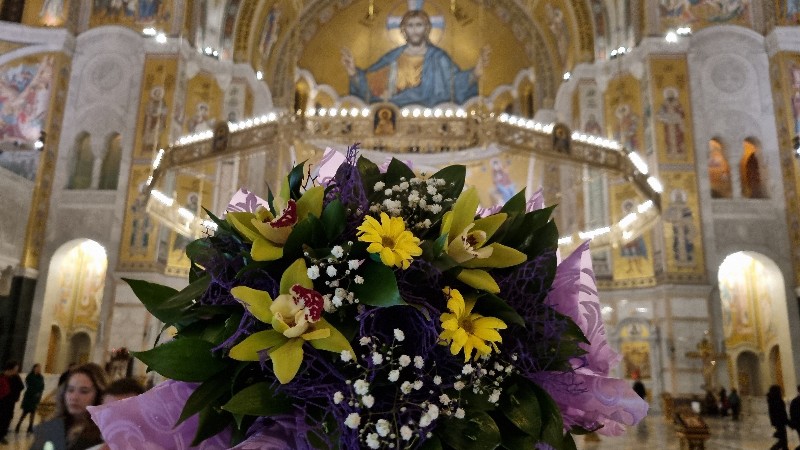 2-й день в Сербии - Сретение Господне 🙏 6 Цветы на праздник Сретения