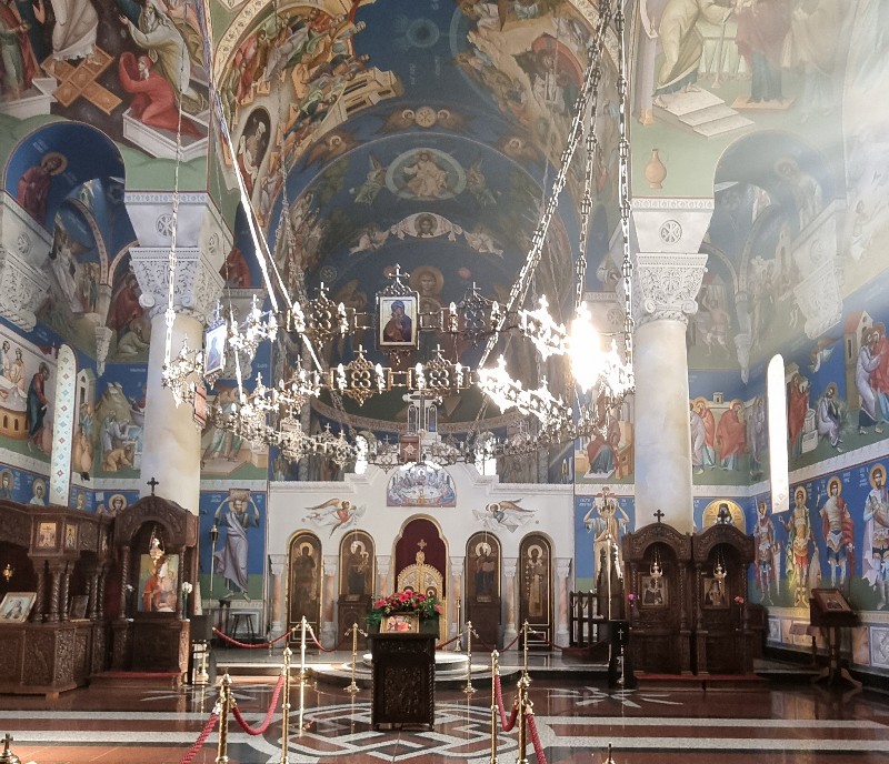 2-й день в Сербии - Сретение Господне 🙏 17 Введенский монастырь в Белграде - внутреннее убранство