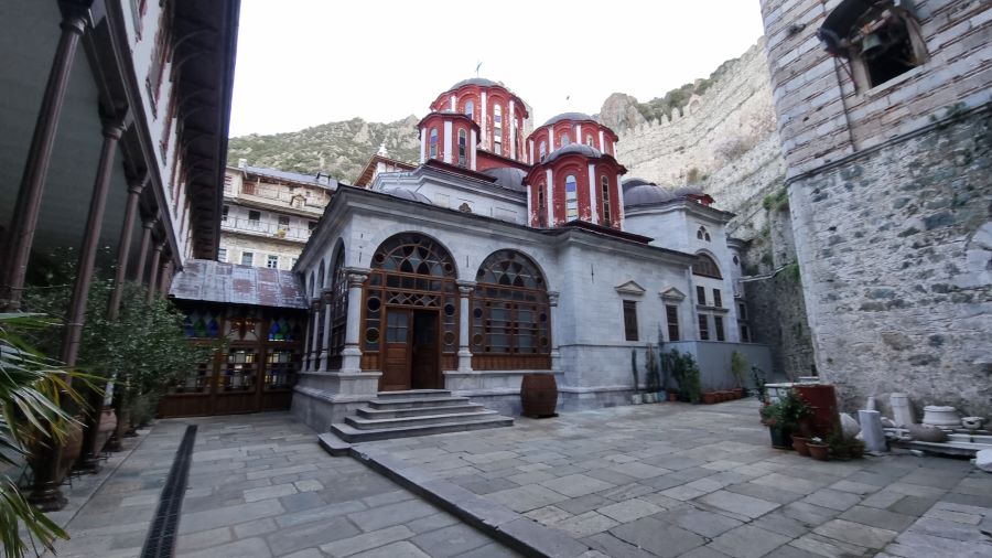 Рассказ о паломничестве на Святой Афон 🙏 31 Кафоликон монастыря св. Павла. Афон