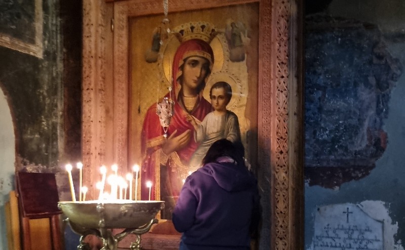 На Благовещение к мироточивой Иверской Б.М.🙏 2 Иверская икона