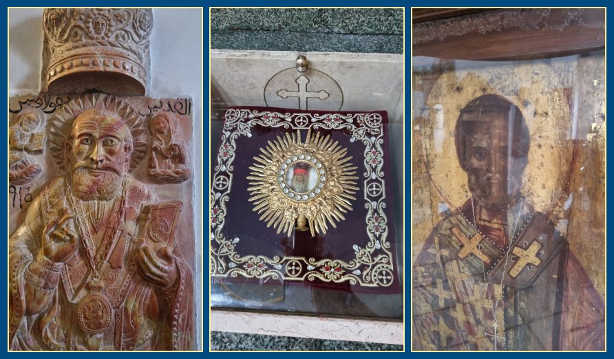 В Вифлеем на праздник свт. Николая и Жён Мироносиц! 2 Иконы и мощи святителя Николая Чудотворца