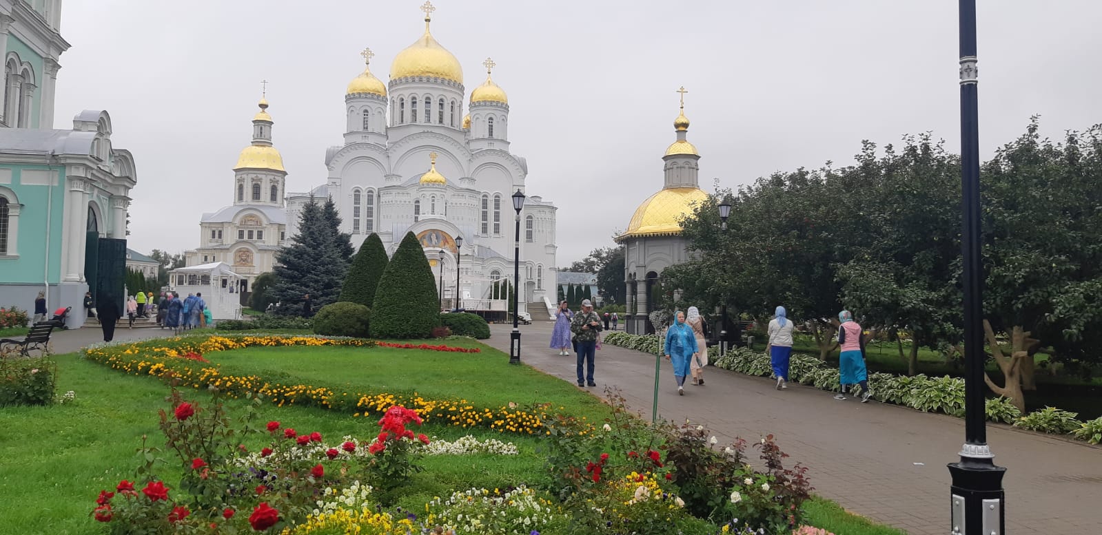 В Дивеево к батюшке Серафиму и Целителю Пантелеимону! 🙏 1 Дивеево. Вид на Преображенский собор