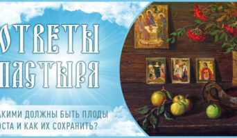 Какими должны быть плоды поста и как их сохранить?