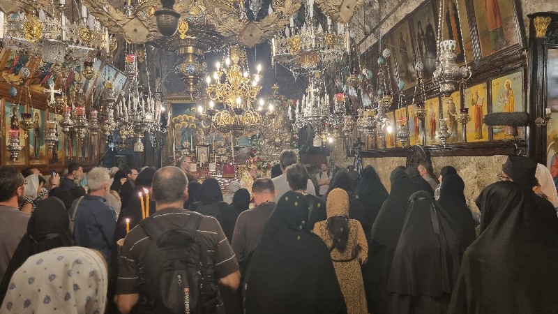 Успенский праздник в Иерусалиме🙏 3 Ночная служба в Гефсимании