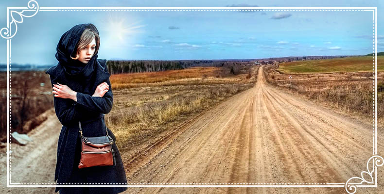 Задумчивая женщина