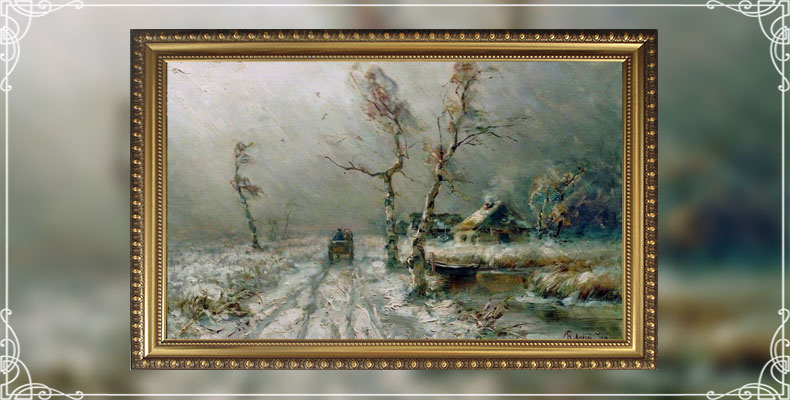 Картины русских художников | Викторина Софии Р. 9 Пурга надвигается