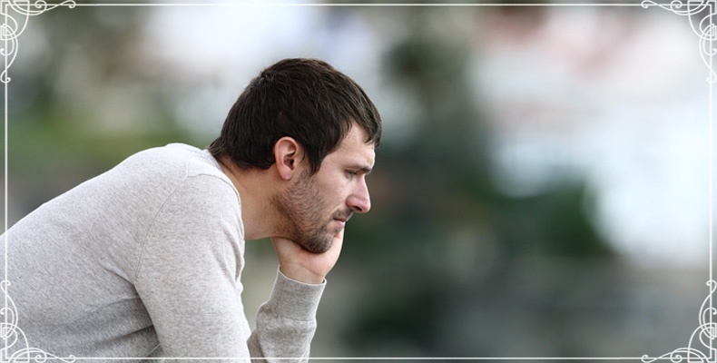 Задумчивый мужчина