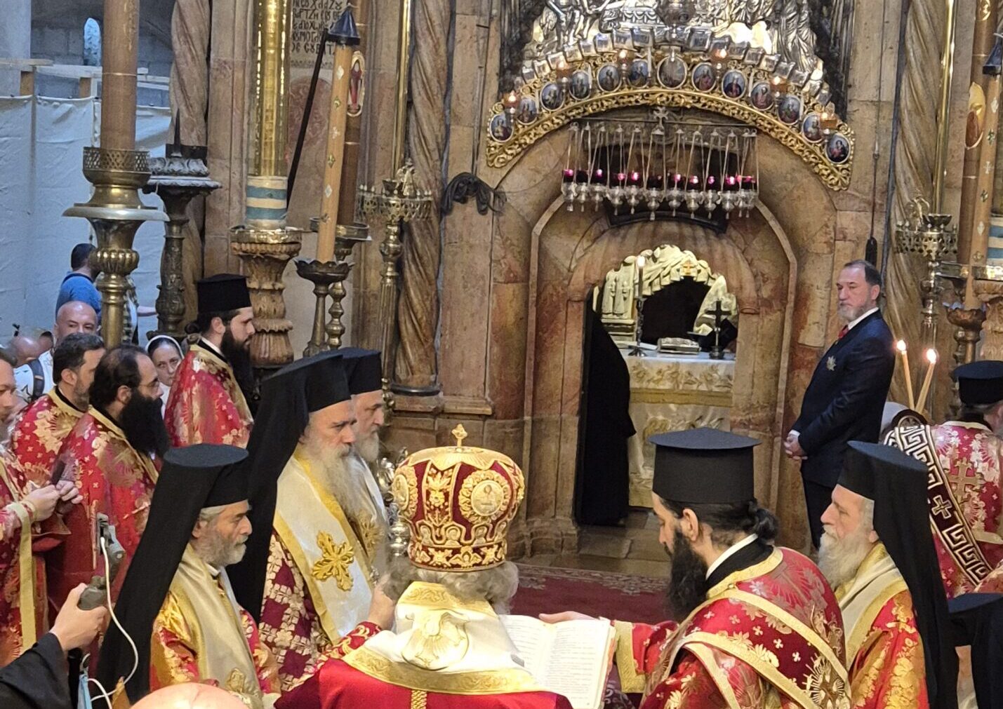 Богослужение на Троицу в Иерусалиме. Рассказ🙏 1 У Гроба Господня