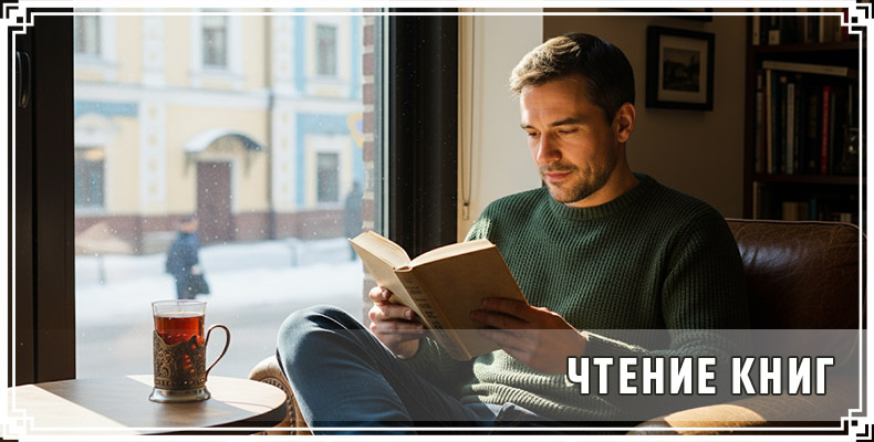 Чтение книг