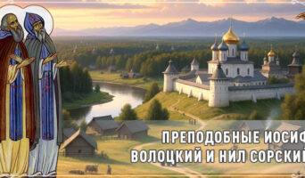 Преподобные Иосиф Волоцкий и Нил Сорский